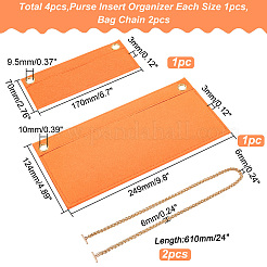 2 Stück Filz-Taschen-Organizer-Einsatz&nbsp;FIND-WR0006-95