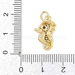 Colgante micropavé cubic zirconia de latón&nbsp;KK-H525-01D-G