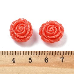 Perle intagliate in corallo sintetico&nbsp;CORA-U003-01B-04