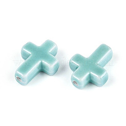Abalorios de porcelana hechas a mano&nbsp;PORC-F010-10-01