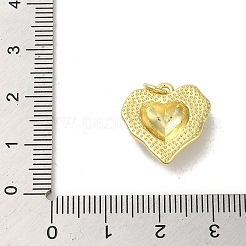 Pendentifs en laiton émaillé de placage de crémaillère&nbsp;KK-H473-06G-02