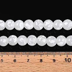 Backen Farbe Glasperlen Stränge&nbsp;DGLA-N015-8mm-01
