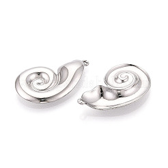 Pendentifs escargot en acier inoxydable 304&nbsp;STAS-T069-02P