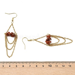 Pendientes colgantes de piedras preciosas naturales&nbsp;EJEW-JE07287