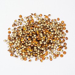 Strass de grade A de dos en plaqué de diamand en verre&nbsp;RGLA-SS14-012