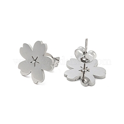 Pendientes de botón de acero inoxidable 304 que no se deslustran&nbsp;EJEW-K285-05P