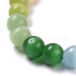 Bracciali con ciondoli elasticizzati in resina orso&nbsp;BJEW-JB06271-04