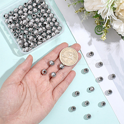 Perlas redondas con costura de acero inoxidable 304 que no se deslustran&nbsp;STAS-PA0001-12A