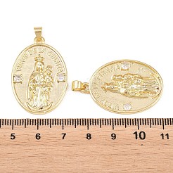 Pendentifs en laiton zircon cubique transparent&nbsp;KK-L275-59G-01