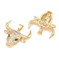 Pendentifs en zircone cubique clair en laiton&nbsp;KK-L275-40G-03