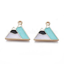Crémaillère placage pendentifs en émail d'alliage&nbsp;ENAM-S122-67