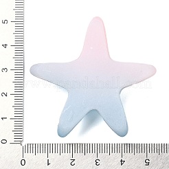 Cabochon decoden in resina opaca di colore sfumato&nbsp;CRES-P036-01B-03