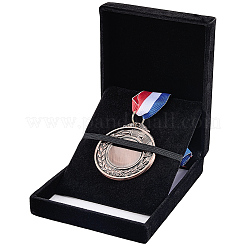 Boîtes d'emballage à badges en velours&nbsp;CON-WH20006-018C