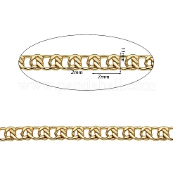 Catene a maglie ovali in ottone da 1 m&nbsp;CHC-SZ0001-51