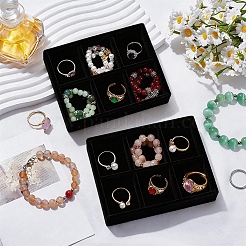 6 bandeja de exhibición de joyas de terciopelo de rejilla&nbsp;ODIS-SP0002-24C-02