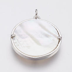 Pendentifs avec zircon cubiques à micro-pavés en laiton&nbsp;ZIRC-F083-005P-RS