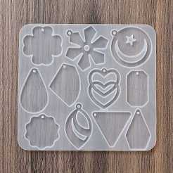 Stampi in silicone fai da te per orecchini geometrici&nbsp;DIY-Q033-01C