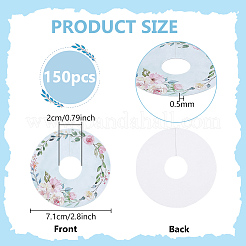 Encantos de copa de vino de papel&nbsp;DIY-WH0899-772D-14