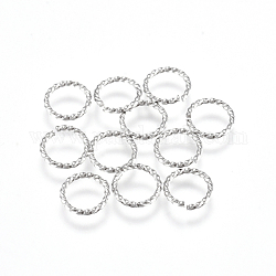 304 скрученные кольца из нержавеющей стали, открытые кольца прыжок, круглые кольца, цвет нержавеющей стали, 21 датчик, 6x0.7 мм, внутренний диаметр: 4.6 мм