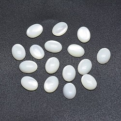 Cabochons en coquille, ovale, 24.5~25x17~18x3.5mm