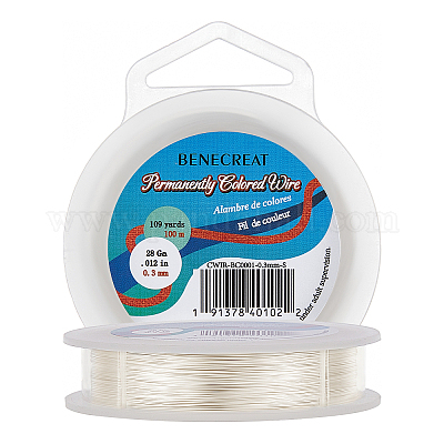 Silver Plated Wire 28 Gauge Wire for Making Jewelry, Non Tarnish