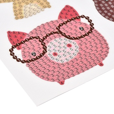 Wholesale DIY Animal Theme Diamond Painting Stickers Kits For Kids 