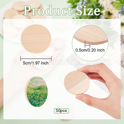 Ungefärbte Holz-Cabochons&nbsp;WOOD-WH0026-06B-1