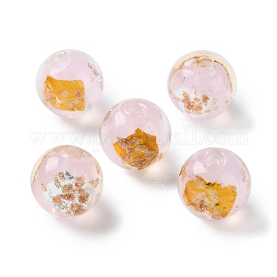 Oro fatti a mano e argento perle MURANO&nbsp;GLAA-G107-07A-12-1