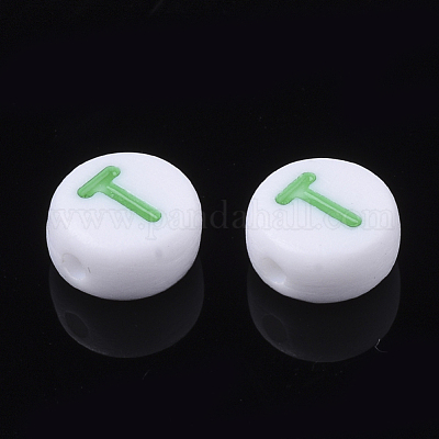 Perle acriliche iniziali&nbsp;OACR-E001-20T-1