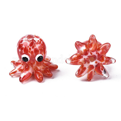Chapelets de perles vernissées manuelles&nbsp;LAMP-N021-37C-1