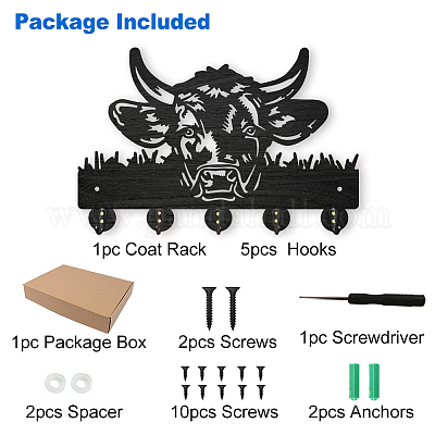 Cow wall hook deals