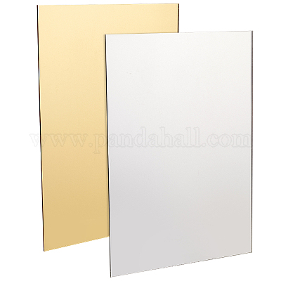 Wholesale BENECREAT 2 Pack 3mm Thick Acrylic Mirror Sheet with