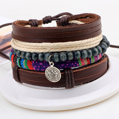 Multi-Strang-Armbänder&nbsp;BJEW-N0011-008-1