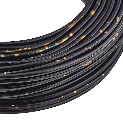 BENECREAT 23 Feet 3 Gauge Aluminum Wire Black Bendable Metal Sculpting Wire for Floral Model Skeleton Art Making and Beading Jewelry Work AW-BC0005-2mm-02-1