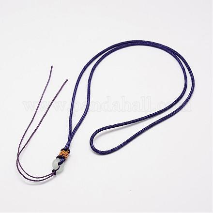 Nylon Thread Necklace Making NWIR-I008-10-1