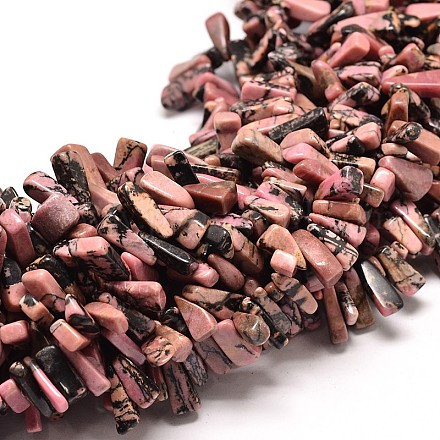 Synthetic Rhodonite Nuggets Bead Strands G-P073-36-1