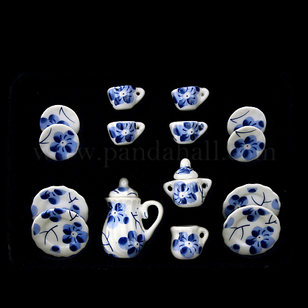 Mini juego de té de porcelana BOTT-PW0001-213A-12-1
