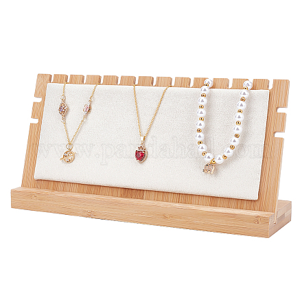 Nbeads Bamboo Necklace Display Stands CON-NB0002-08-1