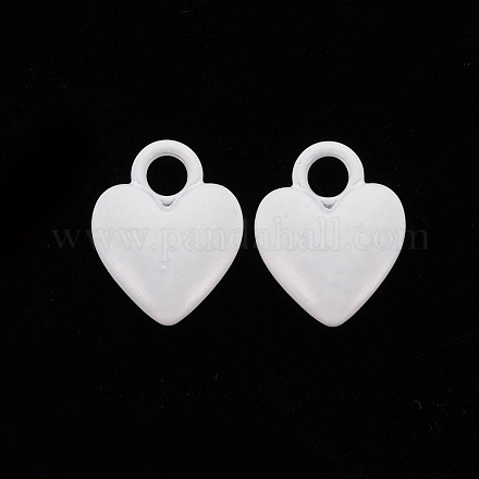Spray Painted Alloy Charms PALLOY-Q433-032J-RS-1