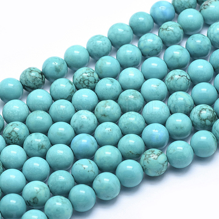Chapelets de perles en howlite naturelle X-TURQ-G148-03-8mm-1