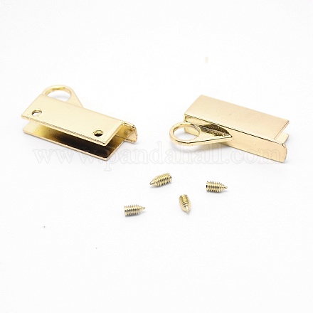 Застежки замка мешка сплава цинка PALLOY-WH0088-12LG-1