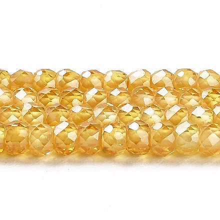 Brins de perles de zircon cubique ZIRC-G001-01F-1