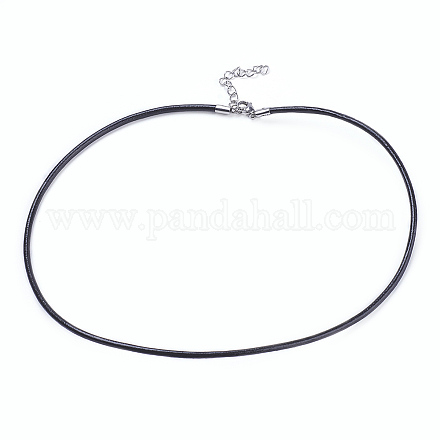 Fabrication de collier de corde de polyester X-NJEW-P227-01P-B-1