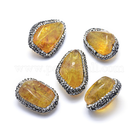 Natural Citrine Beads RB-A062-109A-1