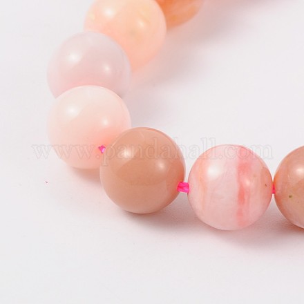 Natural Pink Opal Beads Strands G-J240-17-6mm-1