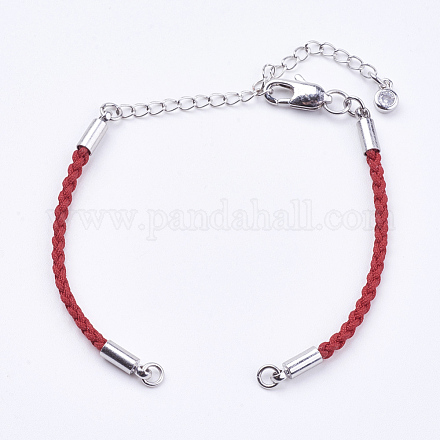 Création de bracelet en cordon de coton tressé MAK-I006-22P-1