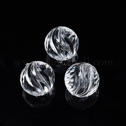 Perles en acrylique transparente TACR-N009-34-1