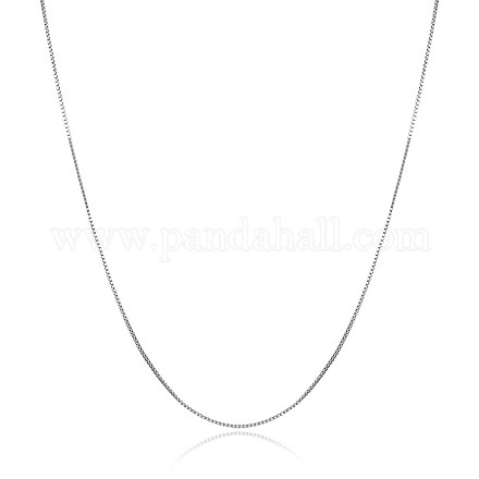 925 ожерелье из стерлингового серебра NJEW-BB30141-20-1