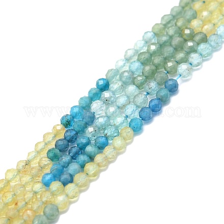 Natürliche Apatit Perlen Stränge G-P457-A02-09-1