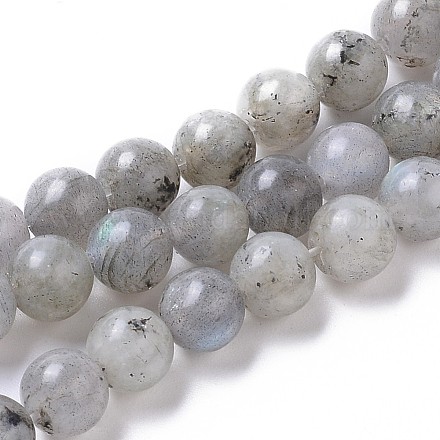 Chapelets de perles en labradorite naturelle  G-I261-D02-6mm-1